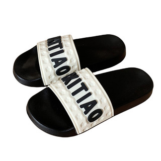 XIXITIAO Sandal Chữ cái tiếng Anh Nam Nữ Thời trang ngoài trời Đế mềm EVA
