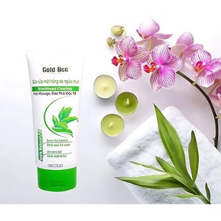 Sửa rửa mặt trà xanh Gold Bee trắng da ngừa mụn 100g