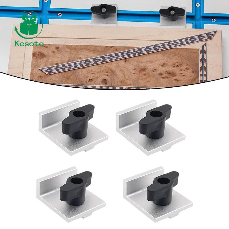 Kesoto 4 Bộ dừng ngắn Đa chức năng Cấu hình thấp T Track Stop Block cho ...