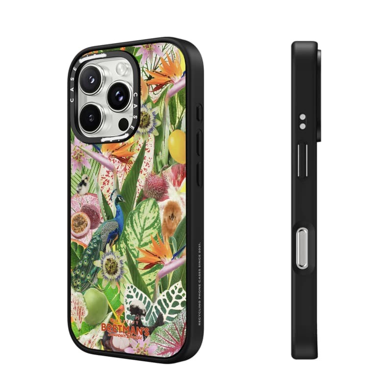 CASECASE X Bretman Rock Birds of Paradise Matte Black Matte Purple Matte RosePink Clear Hard Case Impact Case cho Apple IPhone 13 14 15 16 Pro Max có hộp