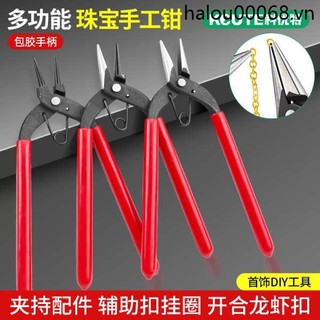 9-Character Cuộn Kim Kìm Vòng Treo Kìm Handmade Chuyên Dụng Kim-Nose Flat-Nose Kìm Trang Sức Tự Làm Cuộn Dây Đa Năng