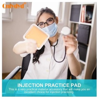 Miếng đệm tập tiêm bắp tiêm huấn luyện tiêm Silicone Pad y tế Sinh viên y tế Mô hình đào tạo khuôn giảng dạy