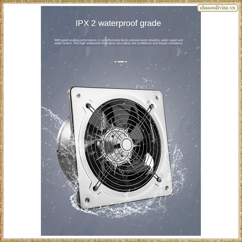 [K O G X] Quạt Tăng Áp 6Inch Quạt Hút Ống Thông Gió Quạt Cho Phòng Tắm Vệ Sinh Nhà Bếp Cửa Sổ Treo Tường Quạt Inox Dễ Dàng Lắp Đặt