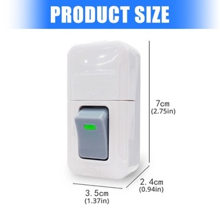 Com * Dễ dàng lắp đặt Công tắc đầu giường để điều khiển thiết bị nguồn Đảm bảo an toàn và thoải mái khi cài đặt phòng ngủ