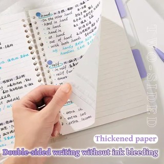 Nhựa Lá Rời A5 / B5 Notebook PP Mờ Mơ Mộng Nhiều Màu Sắc Sinh Viên Đơn Giản Nhỏ Tươi Sổ Tay Chương Trình Nghị Sự Văn Phòng Phẩm