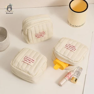Túi Đựng Mỹ Phẩm Nữ Nhỏ Để Trang Điểm Đóng Gói Khối Du Lịch Tổ Chức Essentials Cáp Sạc Túi Bảo Quản Túi Vệ Sinh Nữ Mới