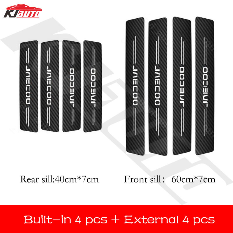 Jaecoo Xe Sill Miếng Dán Chống Trầy Xước Chống Thấm Nước Cốp Xe Cửa Da Bao Phụ Kiện Cho Chery Jaecoo J7 J8 PHEV