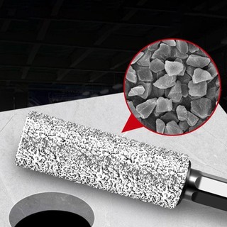 Máy cưa lỗ gạch men khô FURNIGO, mũi khoan chuôi lục giác 6 / 8 / 10 / 12mm, Dụng cụ mở lỗ hàn gốm Granite bền để khoan và mài