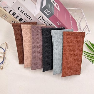 [PCWKKef] 1 Túi Đeo Kính Dệt Hộp Kính Mát Di Động Chống Thấm Nước Túi Kính Mắt Da Bảo Vệ Túi Bảo Quản Mới