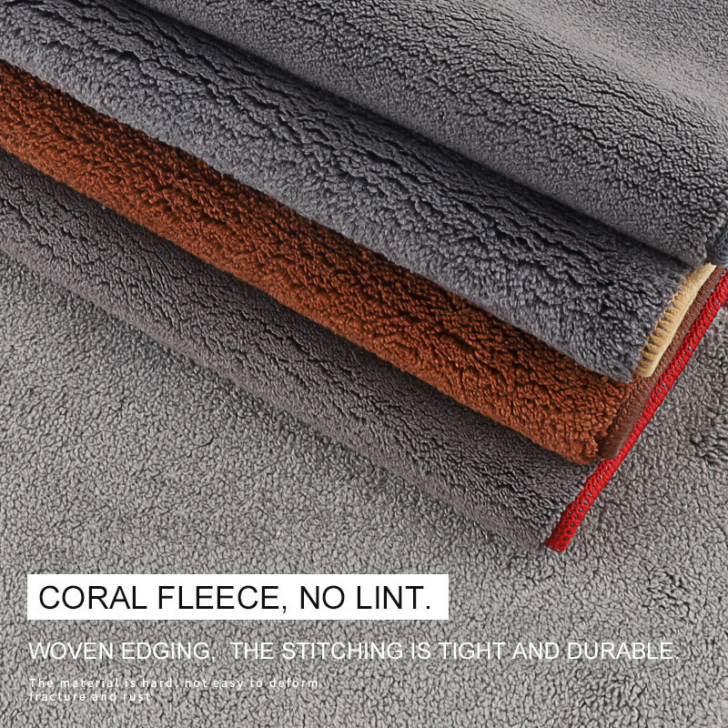 Khăn siêu thấm ô tô Làm dày Microfiber Da lộn Vải ô tô Ô tô Xe máy Vệ sinh Chăm sóc Đồ dùng cho Audi