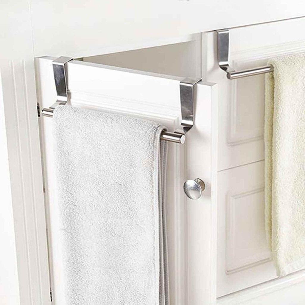 Khung Treo Khăn Inox Cài Gắn Cánh Tủ Nhà Bếp Inox Cứng Cáp，Móc Treo Inox Gắn Cửa Tủ Bếp Móc Treo Khăn Nhà Bếp FE123