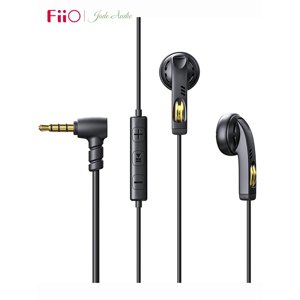 Tai nghe Hifi hình chữ U Fiio JF11 14,2mm Trình điều khiển năng động Tai nghe có dây Bass Âm nhạc thể thao Tai nghe có Mic