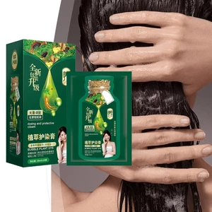 10 Túi Thuốc Nhuộm Tóc Chiết Xuất Thực Vật 30ml Bao Trắng Thuốc Nhuộm Mới Tóc Không Dính Thuốc Nhuộm Da Đầu O9