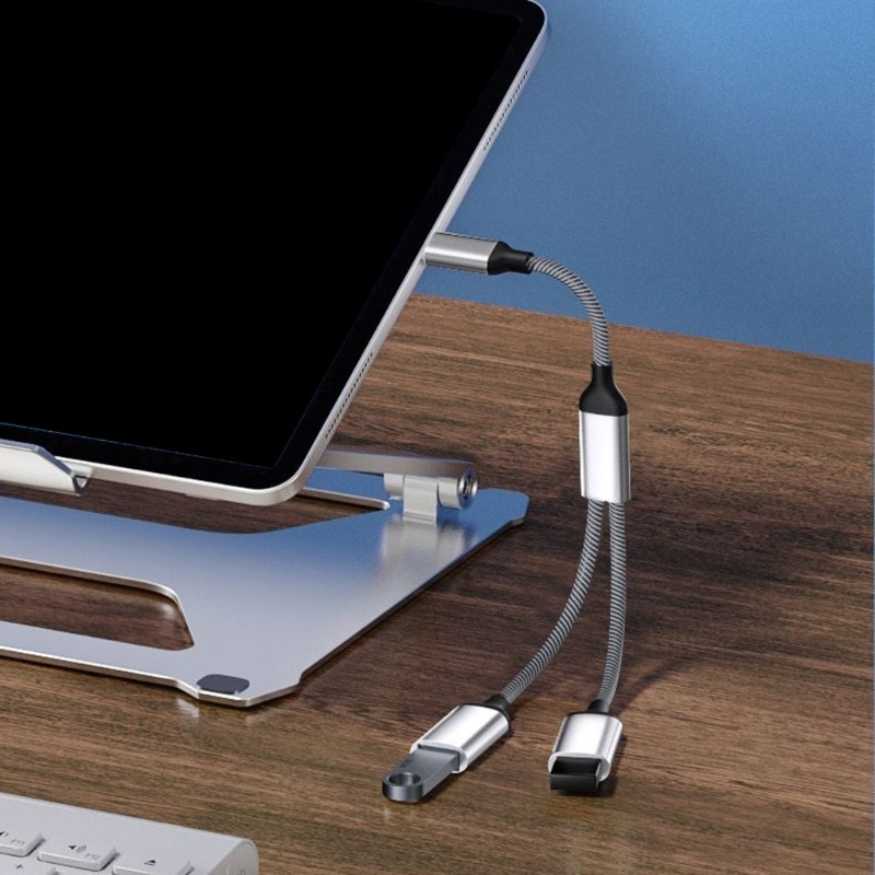 Bộ chia USB C Nam sang Đôi USB C Nữ để truyền dữ liệu