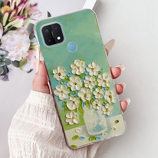 Dành Cho OPPO A15 Ốp Lưng OPPO A15S A35 2021 Ốp Lưng Điện Thoại Rồng Sư Tử Mèo Silicon Mềm Bảo Vệ Cho OPPOA15 A 15 A 15S Vỏ