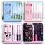 BEABOUT 4 Cái / bộ Bút Gel, 0.5 Mm Mực Đen Bướm Miếng Dán Series Bút Trung Tính, Báo Chí Chất Lượng Cao Sử Dụng Đầu ST Nhanh Khô Bút Bi Học Sinh