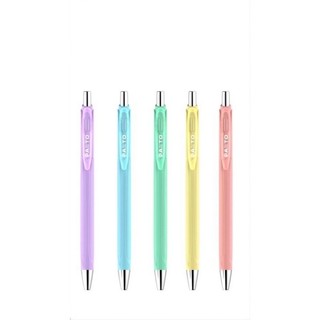 [ BÁN VĨ 5 CÂY ] Bút bi bấm Thiên Long màu Pastel GELB015 GEL-B015 GEL B015 PAZTO mực xanh