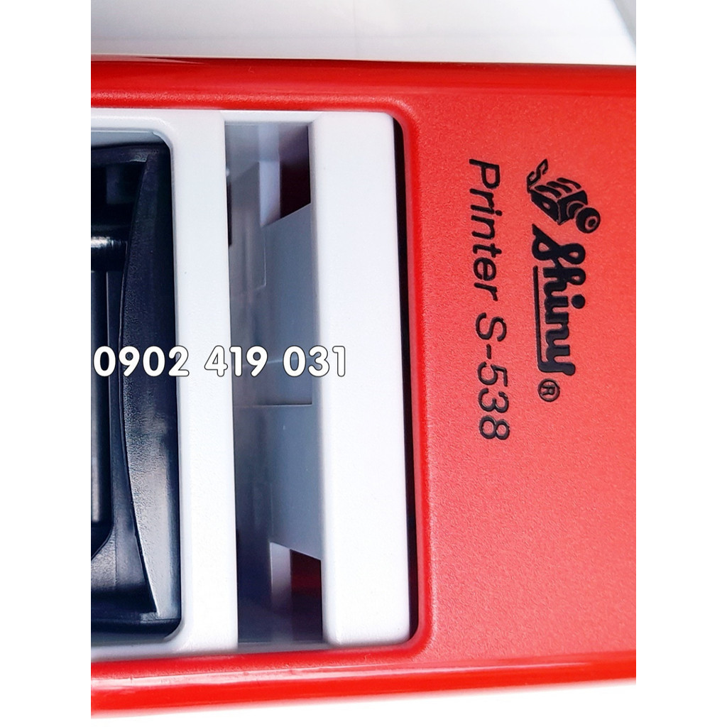 [ HÌNH THẬT] Box Con Hộp Dấu Shiny S-538 & R-538, con dấu công ty ( Không Nội Dung )