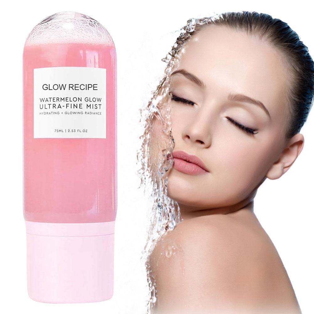 75ml Di Động Dưa Hấu Tự Nhiên Dưỡng Ẩm Sương Trang Điểm Nước Chăm Sóc Da Mặt Xịt Da C6w3