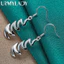 URMYLADY Bạc 925 Bông Tai Nhịp Tim Cho Nữ Thời Trang Cưới Đính Hôn Trang Sức Quyến Rũ