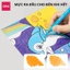 Bút Màu Acrylic Marker Roller Free Ink Đầu Lông Mềm Bút Lông Màu Deli Vẽ Mọi Chất Liệu