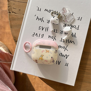 Nơ chú chó phát hiện cho AirPods 1 / 2 3 Pro Pro2 pro3 Airpod4 Bộ tai nghe Vỏ bảo vệ Bluetooth không dây AirPods Pro i3 i4 pro3 Vỏ bảo vệ tai nghe