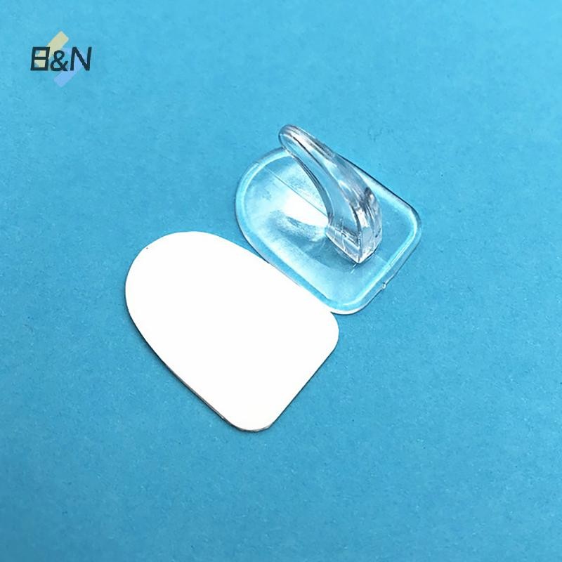 B & N 1 Cái Móc Cửa Dính Móc Treo Tường Trong Suốt Chống Trượt Traceless Hạng Nặng Dính Trên Móc Phòng Tắm Nhà Bếp Dán Tường.