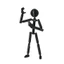 DARON 3D In Hình Mannequin, Mô Hình Búp Bê Di Chuyển Được Đa Khớp Stickman Đồ Chơi, Lắp Ráp 3D In Hình Hành Động Nhiều Phối Hợp Stickman Robot Lắp Ráp Cha Mẹ-Con