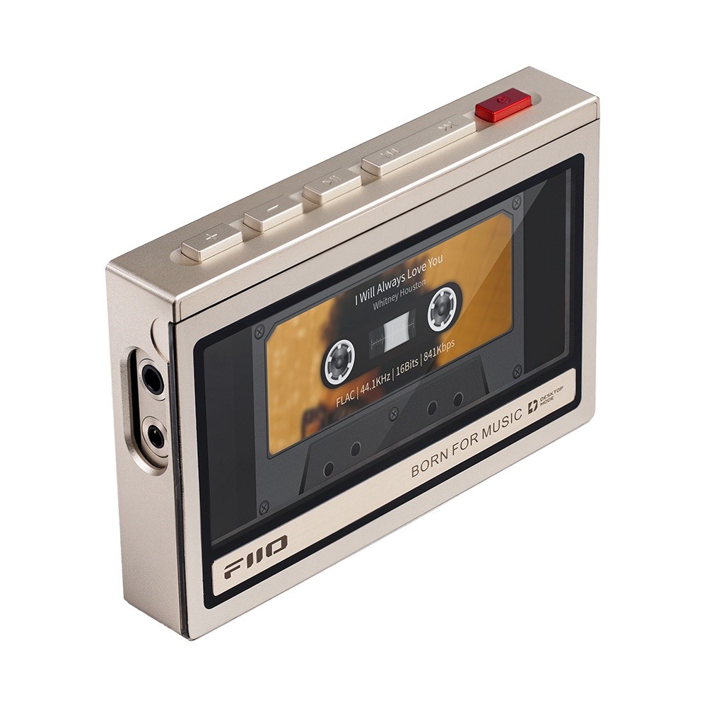FiiO SK-M21C MP3 Vỏ bảo vệ máy nghe nhạc Retro Băng từ tính giả từ tính M21 Vỏ máy nghe nhạc tùy chỉnh