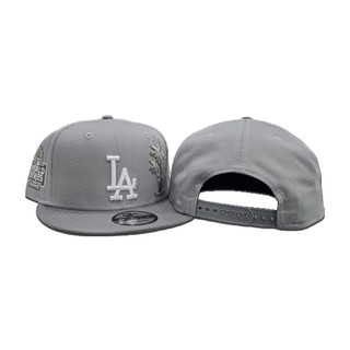 Xám Los Angeles Dodgers Palm Tree Storm Tấm che màu xám Đáy xám 2024 Spot Nam Nữ Thời trang Thể thao ngoài trời Mũ bóng chày AA