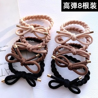 Dây buộc tóc màu cà phê sữa phong cách Nhật Bản và Hàn Quốc cho phụ nữ, dây buộc tóc cao cấp, giữ tóc đuôi ngựa, 5.21 UX4Q