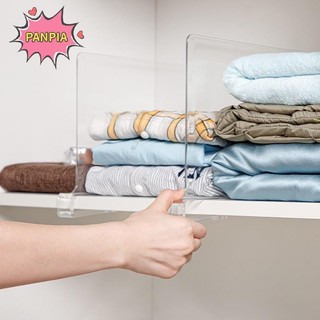 Pnpia Clear Acrylic Tủ Quần Áo Kệ Sách Bộ Chia Sử Dụng Nhà Tủ Quần Áo Kệ Sách Chia Vách Ngăn Bảo Quản Hàng Hóa Boutique