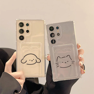 Phác Thảo Họa Tiết Động Vật Vỏ Chống Sốc Cho Samsung s25 s25plus ultra Case Girly S22 S22plus S23 S23Plus s23fe s24 s24plus s24ultra Ốp điện thoại
