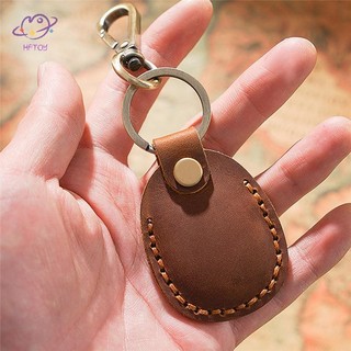 HFTOY Thích Hợp Cho Hộp Đựng Móc Khóa Da AirTag Định Vị Bao Da Hộp Đựng Thẻ Truy Cập ~