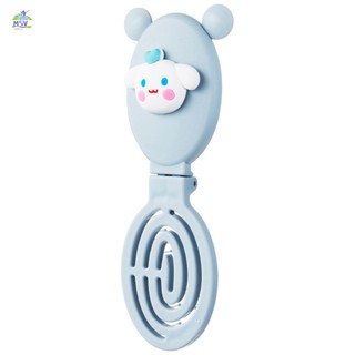 Bàn chải tóc gương du lịch có thể gập lại Bàn chải tạo kiểu tóc xoăn