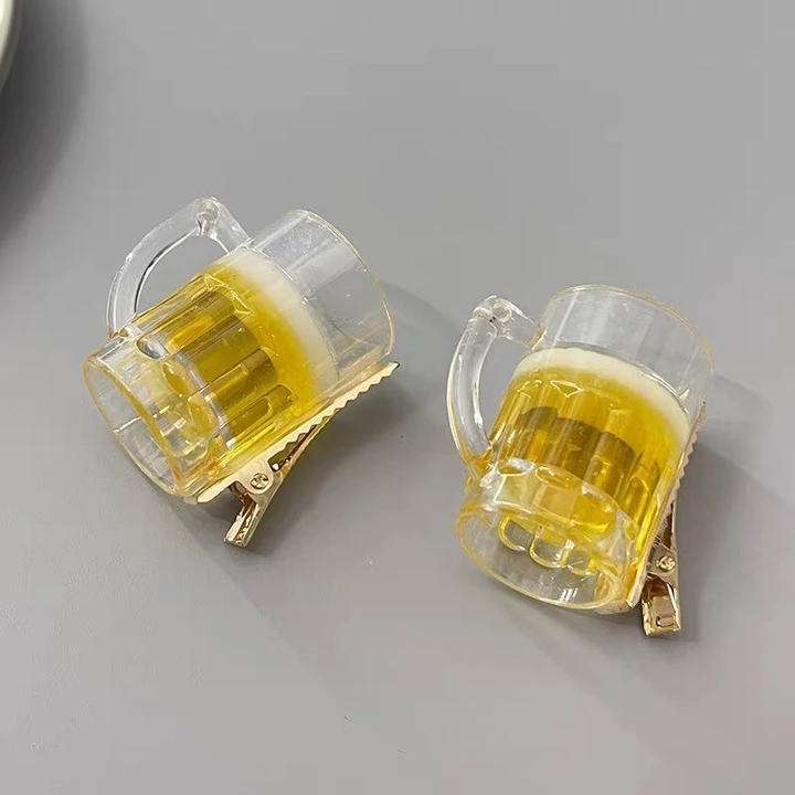 Dreamykẹp tóc kẹp tóc mái kẹp mỏ vịt kẹp tóc hàn quốc kẹp kẹp tóc cute kẹp tóc cho bé Ngộ nghĩnh Vui Mô Phỏng Cà Vạt Lớn Bia Cốc Tóc Độc Đáo Tuyệt Vời – 6