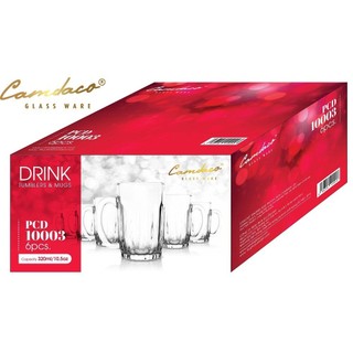 Bộ 6 Ly Cốc Thủy Tinh 130 Có Quai 300ml Cẩm Đạt PCD10003 - Phương Trang