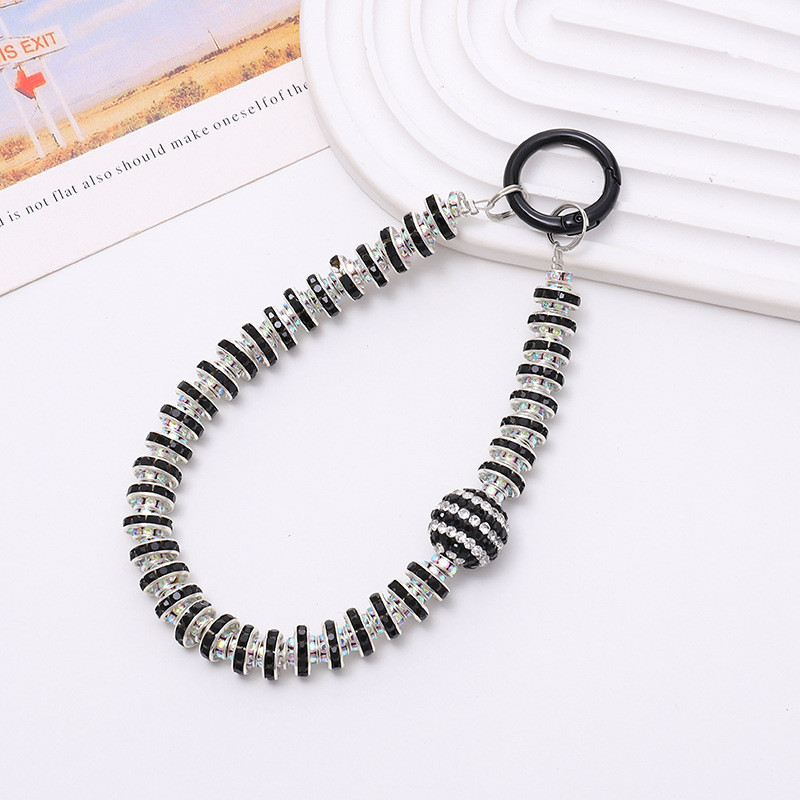 Thời trang sang trọng điện thoại hạt thủ công, mặt kim cương giả, trang sức, cho tất cả mẫu vỏ, dây treo di động, dây đeo cổ tay nữ, quà tặng