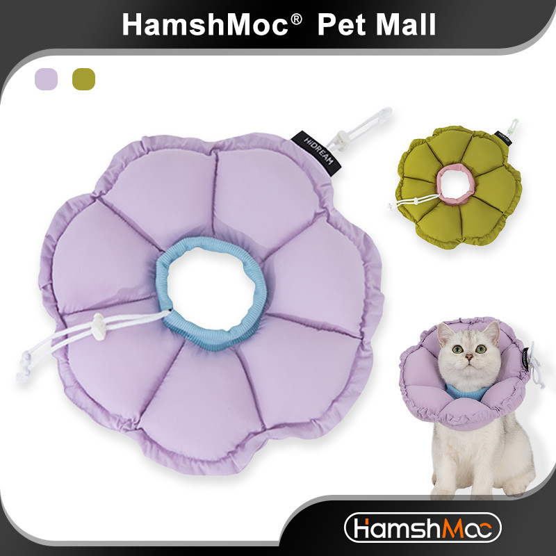 HamshMoc Chống Thấm Nước Mèo Elizabeth Cổ Có Thể Điều Chỉnh Mèo Con Nón Cổ Chống Dính Cắn Sau Khi Phẫu Thuật Cho Thú Cưng Phụ Kiện Chữa Bệnh Vết Thương