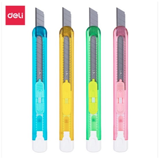Dao rọc giấy Deli 2054 vỏ nhiều màu NEON COMIKO -