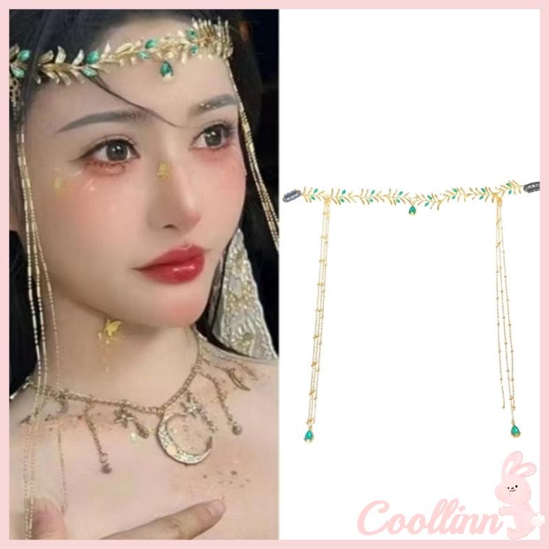 Coo Băng đô tua rua cổ xưa Mũ đội đầu tua rua độc đáo có kim cương giả cho lễ hội cô dâu và sự kiện thời trang
