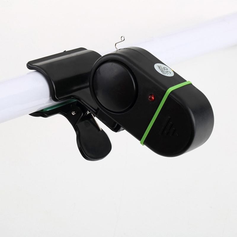Tmoy Điện Tử Cắn Cá Chuông Báo Động Cần Câu Cá Cực W / Đèn LED Thiết Bị Báo Động TCS