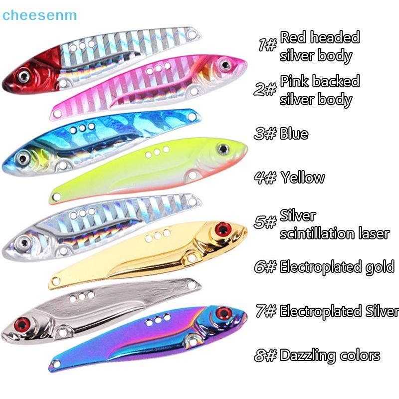 Cheenm Phụ Kiện Câu Cá Spinner Thìa Cá Hồi Pike Câu Cá Mồi Nhân Tạo Bass Giải Quyết Treble Móc VN