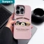 ibumpers Ốp Lưng IPhone Chó Con Hoạt Hình Dễ Thương Đơn Giản Cho IPhone 16 15 14 12 13 11 Pro Max IP 7 8 Plus X XS XR Ốp Điện Thoại Mỏng Silicon Mềm Da Họa Tiết
