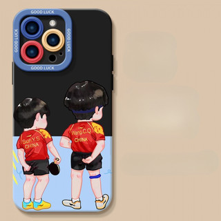 Shatou kết hợp Vỏ điện thoại sơn thời trang cho iPhone16 / 15 / 14 / 13 / MINI / 12 / 11 / Pro MAX / X / XS / XR / 7 / 8 / 6 Vỏ bảo vệ toàn diện bằng silicon lỏng chống sốc và chống rơi