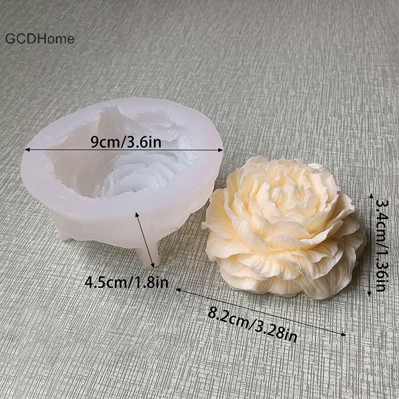 GCDHome Khuôn Bánh Silicon Xà Phòng Sô Cô La Nến Dụng Cụ Làm Khuôn Dập Nổi Hoa Hoa Thơm Kẹo Handmade HOT Trang Trí Đám Cưới