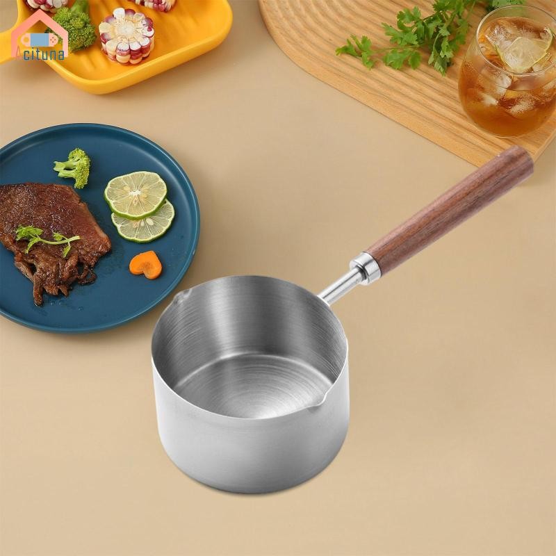 Dầu Nóng Nhỏ Nhỏ Rizzling Thìa Tiện Ích Nồi Nấu Ăn Trứng Skillet Dầu Ấm Nồi Cho Nhà Hàng Làm Nước Sốt