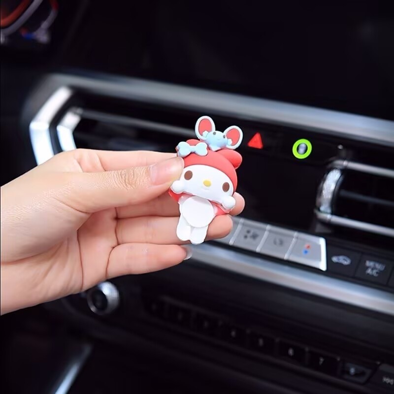 Xe Điện Trang Trí Bảng Điều Khiển Biển Số Trang Trí Xe Máy Xe Điện Xe Sanrio Búp Bê Miếng Dán Sửa Đổi Phụ Kiện