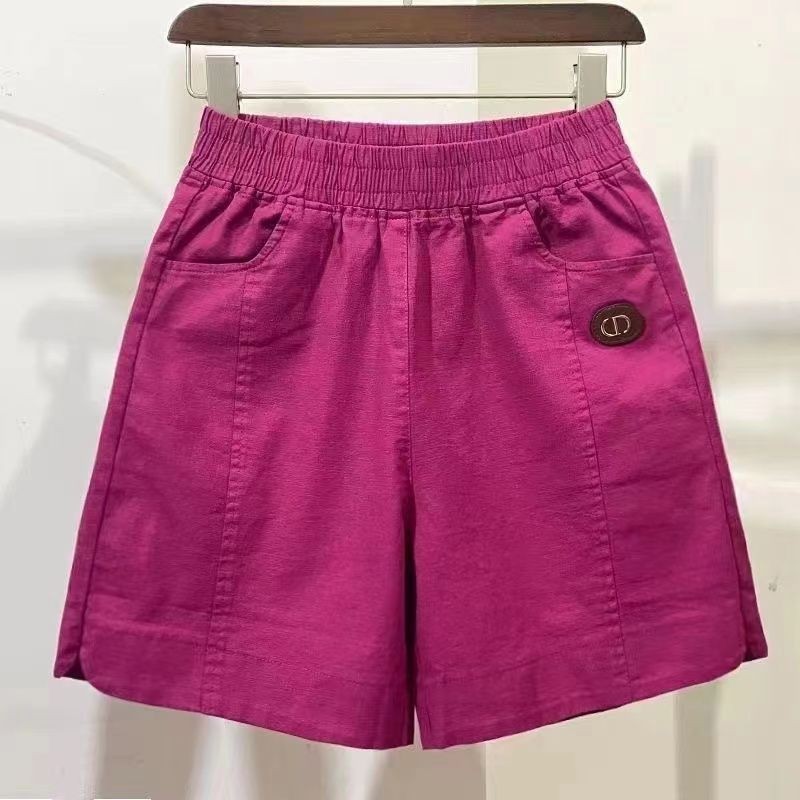Quần short nữ mùa hè dáng rộng Quần chữ A thời trang eo cao Hàn Quốc