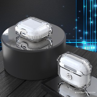 Ốp tai nghe AirPods 1 2 3 Pro bằng silicon trong suốt, chống sốc chống trầy, ôm khít cực đẹp